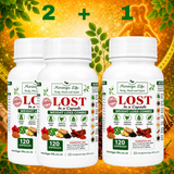 Moringa Lost Capsules Wellness Blend - with Moringa Powder, Fenugreek Seed Powder, Ginger Powder, Hibiscus Flower Powder, Black Pepper, Cayenne Pepper Powder and Cinnamon Powder