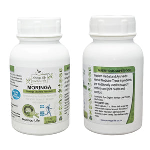 Pure Organic Moringa Capsules x 120 with added Devil's Claw - Image #5