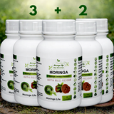 Moringa Capsules x 120 with Added Red Reishi – Immune & Energy Support
