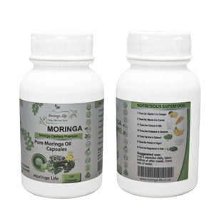 Moringa Oil Capsules 500mg x 120 - Image #5