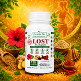 Moringa Lost Capsules Wellness Blend - with Moringa Powder, Fenugreek Seed Powder, Ginger Powder, Hibiscus Flower Powder, Black Pepper, Cayenne Pepper Powder and Cinnamon Powder