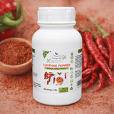 Cayenne Pepper Capsules x 120 – Natural Metabolism & Circulation Support - Moringa Life