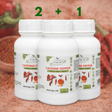 Cayenne Pepper Capsules x 120 – Natural Metabolism & Circulation Support - Moringa Life