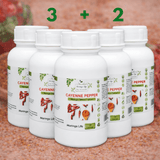 Cayenne Pepper Capsules x 120 – Natural Metabolism & Circulation Support - Moringa Life