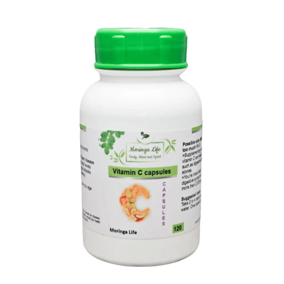 Vitamin C capsules x 120 - Image #1