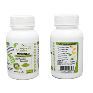 Pure Organic Moringa Capsules x 120 - Image #1