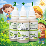 Moringa Leaf Extract Drops for Children – 30ml Natural Multivitamin Support - Moringa Life