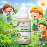 Moringa Leaf Extract Drops for Children – 30ml Natural Multivitamin Support - Moringa Life