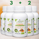 Turmeric Capsules with Black Pepper x 120 – Anti-Inflammatory & Joint Support - Moringa Life