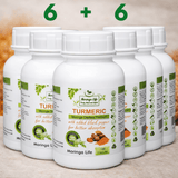 Turmeric Capsules with Black Pepper x 120 – Anti-Inflammatory & Joint Support - Moringa Life