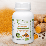 Turmeric Capsules with Black Pepper x 120 – Anti-Inflammatory & Joint Support - Moringa Life